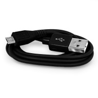 Дата кабел Micro USB универсален черен